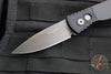 Protech Tactical Response 2 OTS Auto- Black Handle With Textured Corners- Smokey Grey DLC Magnacut Steel Blade T221