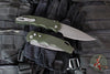 Protech Tactical Response 4 Auto Knife- Smooth Green Handle- Stonewash MagnaMax Blade- Safety T4101 MM Green