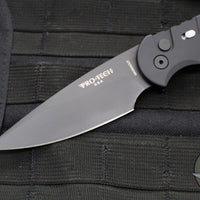 Protech Tactical Response 4 Auto Knife- Black Handle- Black DLC Magnacut Blade- Safety T4103