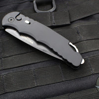 Protech Tactical Response 4 Auto Knife- Black Handle- Black DLC Magnacut Blade- Safety T4103