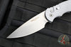 Protech Tactical Response 4 Auto Knife- Battleworn Grey Feather Texture Handle- Stonewash Plain Edge Blade- Safety T4105 FBW GREY