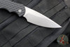 Protech Tactical Response 4 Auto Knife- Black Feather Texture Handle- Stonewash Plain Edge Blade- Safety T4105 F