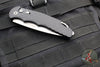 Protech Tactical Response 4 Auto Knife- Black Feather Texture Handle- Stonewash Plain Edge Blade- Safety T4105 F