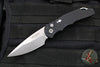 Protech TR-5 Tactical Response 5 OTS Auto- Black Feather Textured Handle- Stonewash Blade T505-F