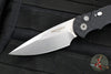 Protech TR-5 Tactical Response 5 OTS Auto- Black Feather Textured Handle- Stonewash Blade T505-F