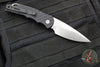 Protech TR-5 Tactical Response 5 OTS Auto- Black Feather Textured Handle- Stonewash Blade T505-F