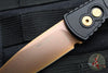 Protech TR-2 Tactical Response 2 OTS Auto- Black Textured Handle- Rose Gold Finished Magnacut Steel Blade- Shaw Silver Skull