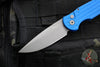 Protech TR-3 Tactical Response 3 Out The Side (OTS) Auto Knife-  Blue Grooved Handle- Blasted Finished Blade TR-3 Blue