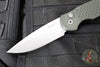 Protech TR-3 Tactical Response 3 Out The Side (OTS) Auto Knife- Green Fish Scale Handle- Stonewash Plain Edge TR-3 X1 SW Green