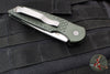 Protech TR-3 Tactical Response 3 Out The Side (OTS) Auto Knife- Green Fish Scale Handle- Stonewash Plain Edge TR-3 X1 SW Green