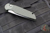 Protech TR-3 Tactical Response 3 Out The Side (OTS) Auto Knife- Green Fish Scale Handle- Stonewash Plain Edge TR-3 X1 SW Green