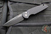 Protech TR-3- Tactical Response 3 Out The Side (OTS) Auto Knife- Black Fish Scale Handle- Black Plain Edge TR-3 X1