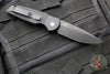 Protech TR-3- Tactical Response 3 Out The Side (OTS) Auto Knife- Black Fish Scale Handle- Black Plain Edge TR-3 X1