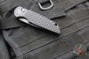 Protech TR-3- Tactical Response 3 Out The Side (OTS) Auto Knife- Black Fish Scale Handle- Black Plain Edge TR-3 X1