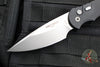 Protech Tactical Response 4 Black Handle Stonewash Saber Grind Blade Auto Knife TR-4.1