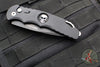 Protech Tactical Response 4 OTS Auto Knife- Black Handle with Bruce Shaw Sterling Silver Skull- Black DLC Blade- Abalone Button TR-4.70