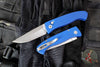 Protech Brend OTS Auto- Smooth Blue Aluminum Handle- Acid Wash Magnacut Blade WB1101-AW Blue
