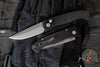 Protech Brend OTS Auto- Smooth Black Aluminum Handle- Stonewash Magnacut Blade WB1101