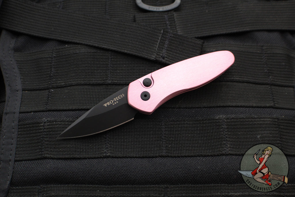 Protech Sprint- California Legal- Pink Handle- Black 1.94" Blade 2907-PINK