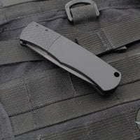Protech Magic "Whiskers" Out The Side (OTS) Auto Hidden Bolster Release Knife Black Body Black Blade BR-1.7