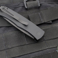 Protech Magic "Whiskers" Out The Side (OTS) Auto Hidden Bolster Release Knife Black Body Black Blade BR-1.7