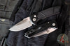 Protech Les George SBR Short Bladed Rockeye Out The Side (OTS)- Black Handle- Stonewash/ Satin S35-VN Blade LG405