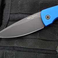Protech Magic 2 "Whiskers" OTS Auto Knife-  Blue Smooth Body- Black Blade M2603-BLUE