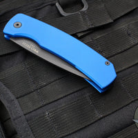 Protech Magic 2 "Whiskers" OTS Auto Knife-  Blue Smooth Body- Black Blade M2603-BLUE
