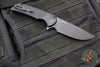 Protech Mordax Flipper- Gridlock Textured Black Handle- Black DLC Magnacut Blade MX106-Gridlock