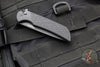 Protech Mordax Flipper- Gridlock Textured Black Handle- Black DLC Magnacut Blade MX106-Gridlock