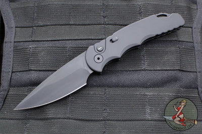 Protech TR-5 Tactical Response 5 OTS Auto Knife- Operator Series- Black Handle- Black DLC Blade- Tritium Inlaid Button T503-OPERATOR
