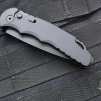 Protech TR-5 Tactical Response 5 OTS Auto Knife- Operator Series- Black Handle- Black DLC Blade- Tritium Inlaid Button T503-OPERATOR