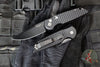 Protech TR-3- Tactical Response 3 Out The Side (OTS) Auto Knife- Military Issue- Black Fish Scale Handle- Black Plain Edge TR-3 X1 M