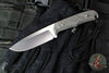 Chris Reeve Backpacker Fixed Blade- Black Canvas Micarta- Stonewash Plain Edge Magnacut Steel Blade BPR-1000