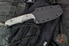 Chris Reeve Backpacker Fixed Blade- Black Canvas Micarta- Stonewash Plain Edge Magnacut Steel Blade BPR-1000