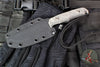 Chris Reeve Backpacker Fixed Blade- Black Canvas Micarta- Stonewash Plain Edge Magnacut Steel Blade BPR-1000