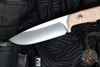 Chris Reeve Backpacker Fixed Blade- Natural Canvas Micarta- Stonewash Plain Edge Magnacut Steel Blade BPR-1001