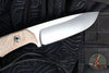 Chris Reeve Backpacker Fixed Blade- Natural Canvas Micarta- Stonewash Plain Edge Magnacut Steel Blade BPR-1001