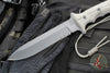 Chris Reeve Green Beret Fixed Blade- Black Canvas Micarta Handle- Black Finished Magnacut Part Serrated Edge GB7-1001