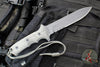 Chris Reeve Green Beret Fixed Blade- Black Canvas Micarta Handle- Black Finished Magnacut Part Serrated Edge GB7-1001