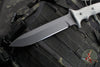 Chris Reeve Green Beret Fixed Blade- Black Canvas Micarta Handle- Black Plain Edge Magnacut Steel Blade- Tan Sheath GB7-1005