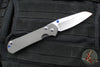 Chris Reeve Large Sebenza 31- LEFT HANDED- Insingo Edge- Sandblasted Titanium Handle- Stonewash Magnacut Blade L31-1009