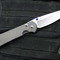 Chris Reeve Large Sebenza 31- LEFT HANDED- Insingo Edge- Sandblasted Titanium Handle- Stonewash Magnacut Blade L31-1009