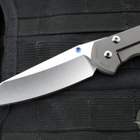 Chris Reeve Large Sebenza 31- LEFT HANDED- Insingo Edge- Sandblasted Titanium Handle- Stonewash Magnacut Blade L31-1009