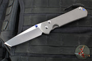 Chris Reeve Large Sebenza 31 Tanto- Sandblasted Finished Titanium- Stonewash Magnacut Blade L31-1010