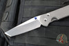 Chris Reeve Large Sebenza 31 Tanto- Sandblasted Finished Titanium- Stonewash Magnacut Blade L31-1010
