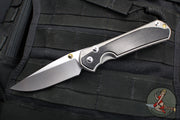 Chris Reeve Large Sebenza 31- Drop Point- Bog Oak Wood Inlay L31-1100 in CPM-MAGNACUT V1