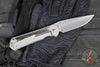 Chris Reeve Large Sebenza 31- Drop Point- Bog Oak Wood Inlay- Stonewash Magnacut Blade L31-1100