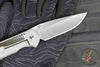 Chris Reeve Large Sebenza 31- Drop Point- Bog Oak Wood Inlay- Stonewash Magnacut Blade L31-1100