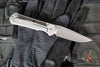 Chris Reeve Large Sebenza 31- Drop Point- Bog Oak Wood Inlay- Stonewash Magnacut Blade L31-1100 V10